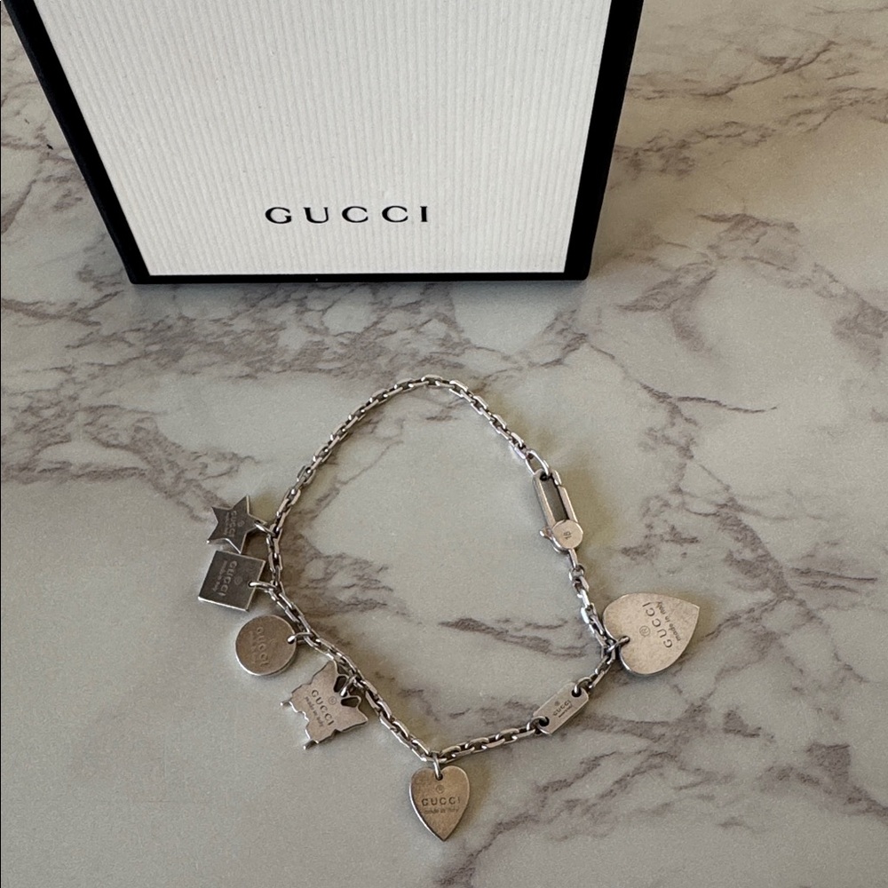 Gucci Multi-Charm Trademark Bracelet